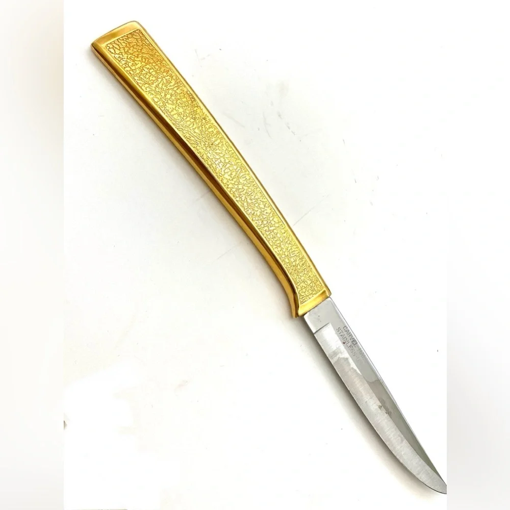 Carvel Hall Cutlery Premium 23kt Gold Heavy Plated 6-Piece Cutlery Set